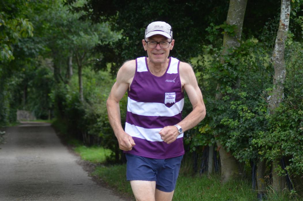 ON THE RUN: Eddie Peat will run a marathon from  Cow Green to Wycliffe on the day he would have been running in London