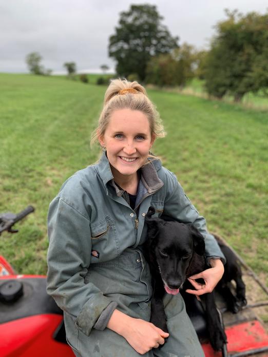 UNIQUE INSIGHT: Katie Fallon will gain wider experience thanks to the NFU Young Farmer Programme