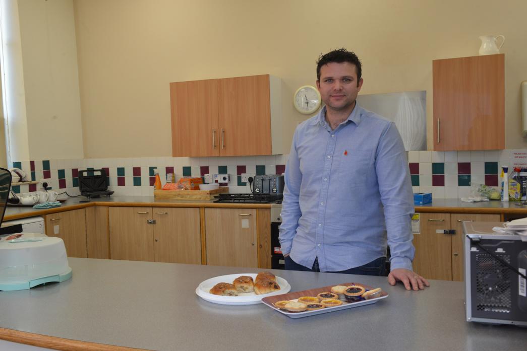 GOOD DEED: Randolph Community Centre manager John Bogle is organising free weekly lunches for elderly and vulnerable people in Evenwood
