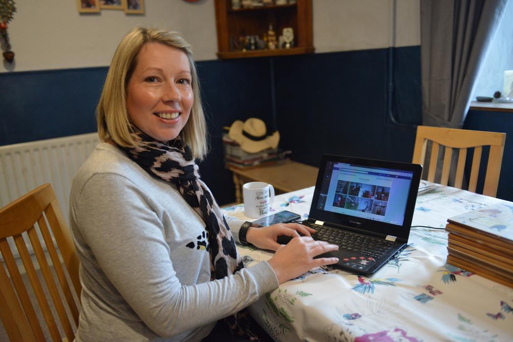 SHOPPING HELP: Vicky Addison has been amazed at how her virtual high street shopping group has taken off