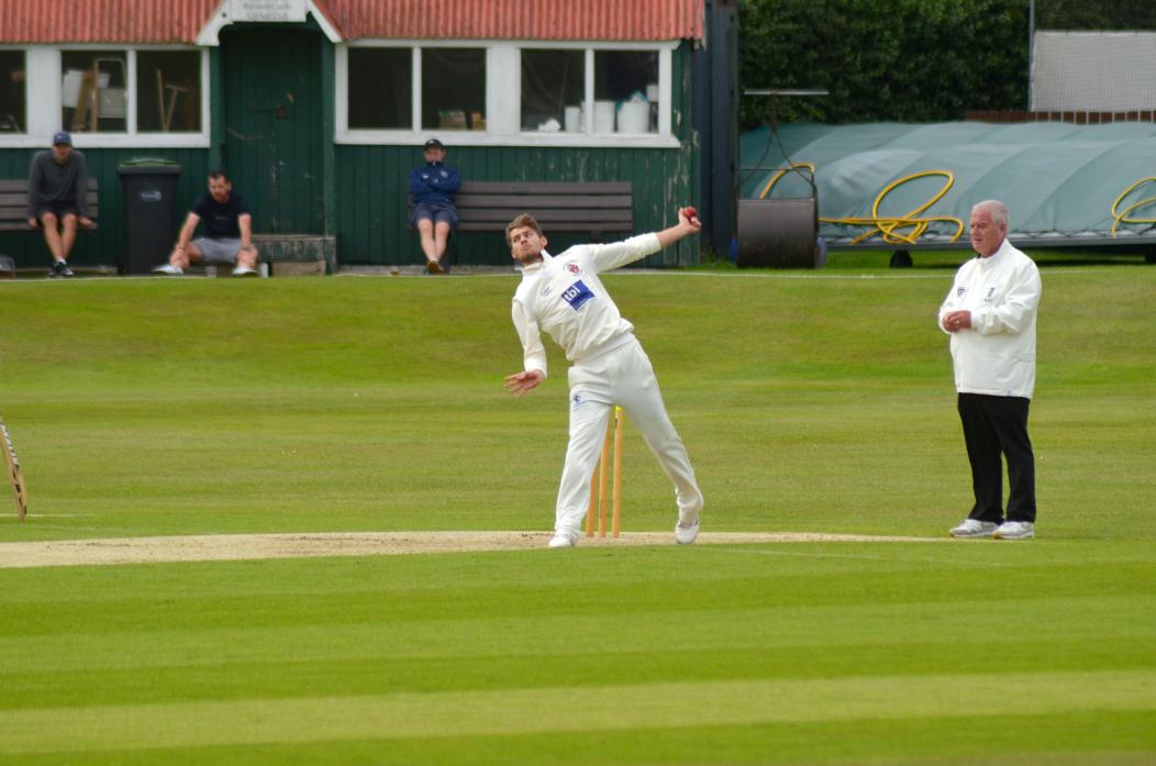 IMPRESSIVE: Karl Carver impressed with his wicket taking and the ability to maintain control with his left arm spin when he joined Barnard Castle CC last season