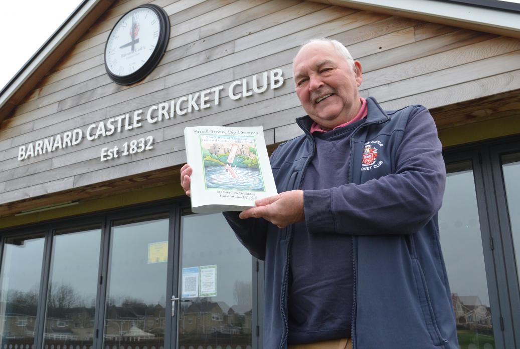 LABOUR OF LOVE: Author Stephen Brenkley spent four years researching the history of Barnard Castle Cricket Club