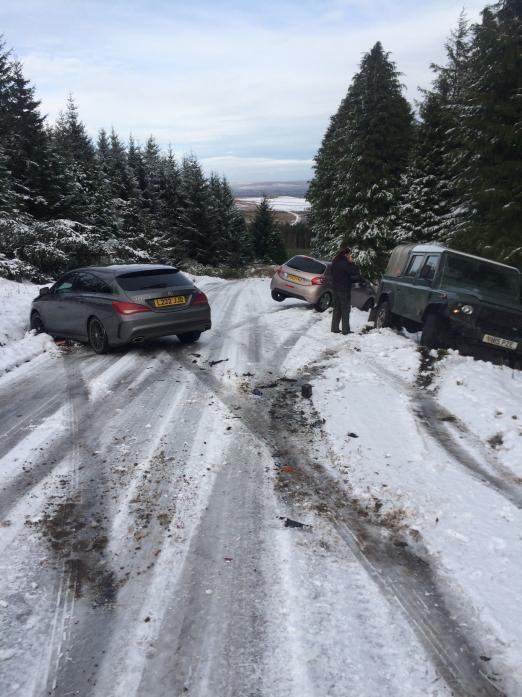 ACCIDENT BLACKSPOT: The Stang Road has been trencherous for many years due to a lack of gritting