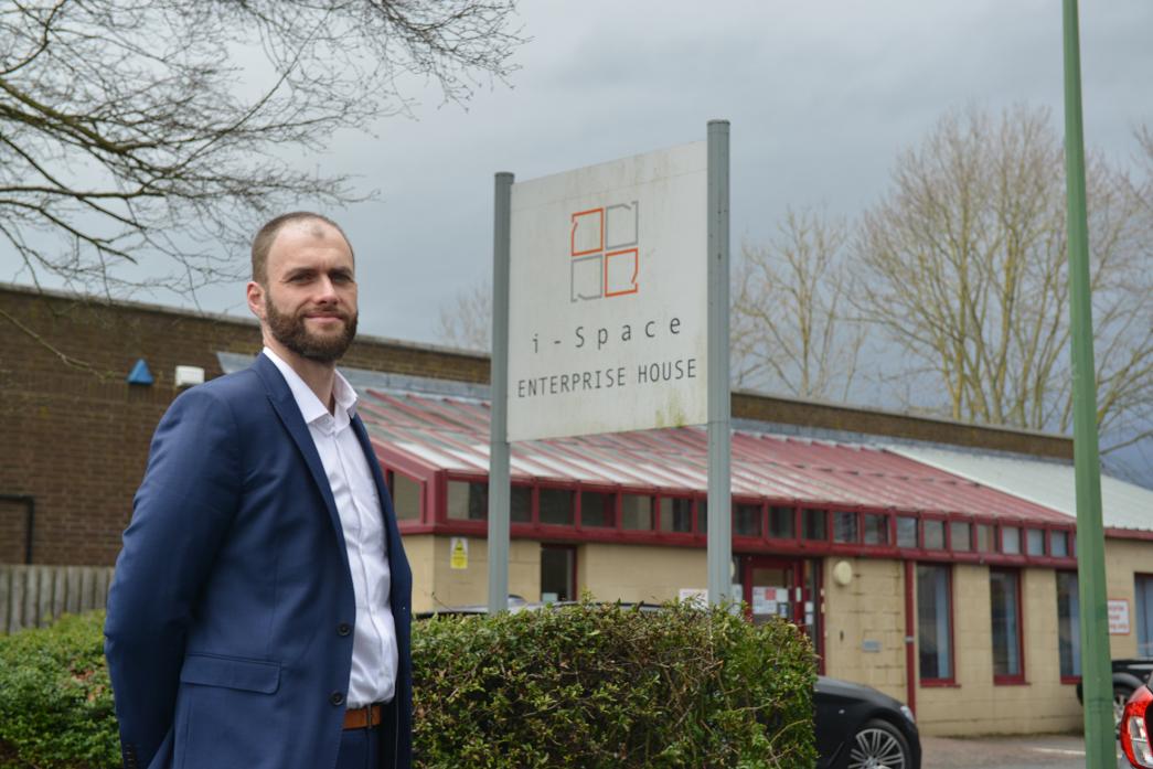 TOWN MOVE: Red River Archaeology’s head of business development Craig Huddart at the firm’s northern branch being established at Enterprise House, in Barnard Castle 								    TM pic