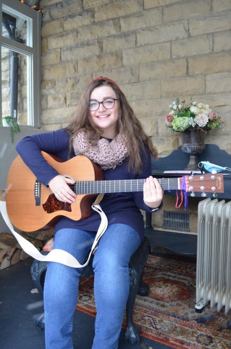 BIG PLANS: Barnard castle singer-songwriter Rebecca-Anna Hosey plans to give the music business all she’s got once she has completed her degree at New College Durham