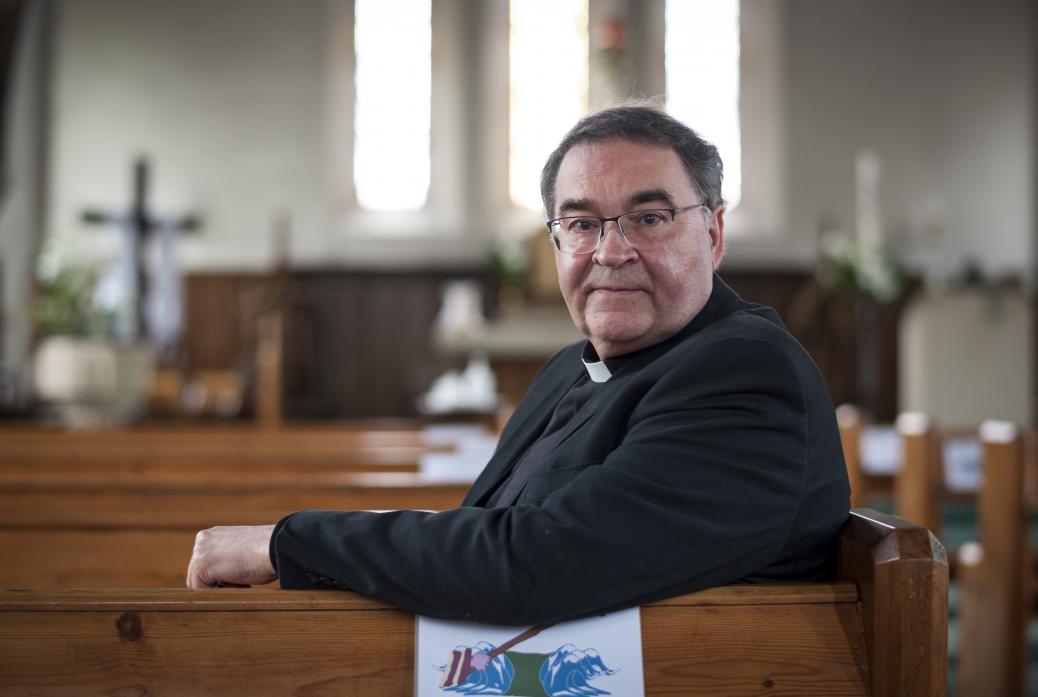 LIFE OF SERVICE: Fr Ian Grieves at St Osmund’s Catholic Church in Gainford