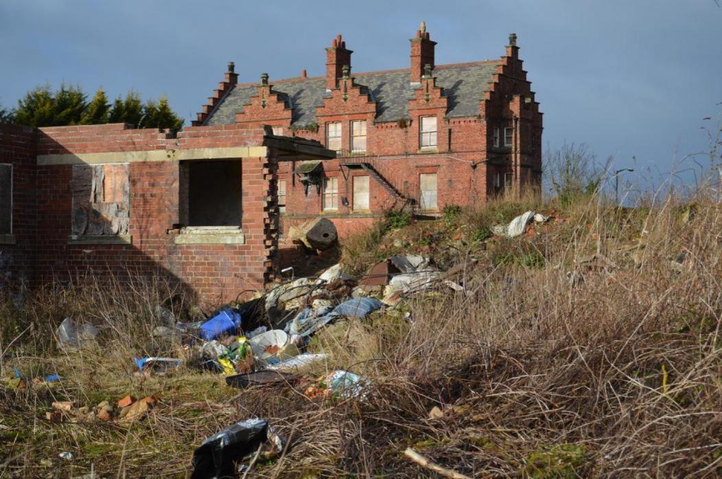 DERELICT: The former St Peter's school site at Gainford