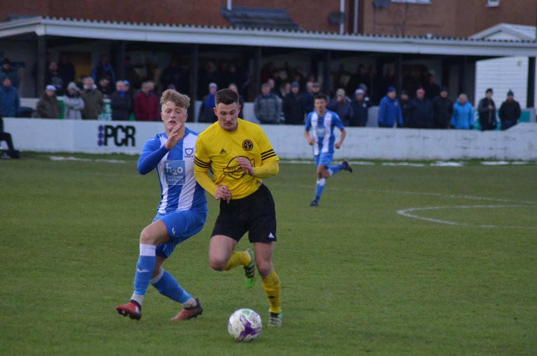 ON TARGET: Anthony Bell was West's scorer in the 3-1 defeat at Ryhope CW