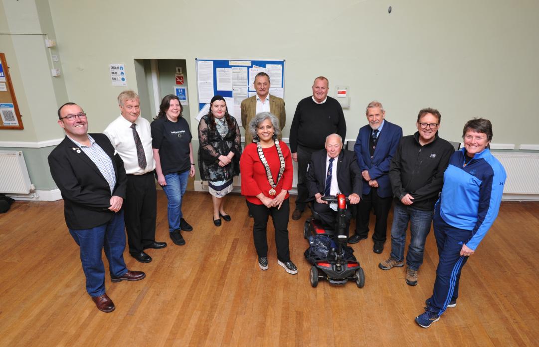 NEW START: Members of the town council, from left, are Cllr John Moore, Cllr Mike McLean, Cllr Laura Drew, Cllr Chloe Walls, Cllr Peter Bigge, Cllr Paul Ing, Cllr Frank Harrison, Cllr Chris Foote-Wood, Cllr Jan Thompson and Cllr Pauline Connelly. In the c