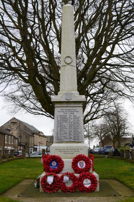 WAR MEMORIAL: Middleton-in-Teesdale's war memorial will be 100 years old in October