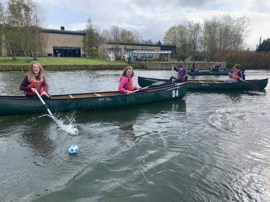 TAKING THE PLUNGE: Canoeing on the TCR Hub lake is just one of many outdoor activities lined up at the community centre this summer