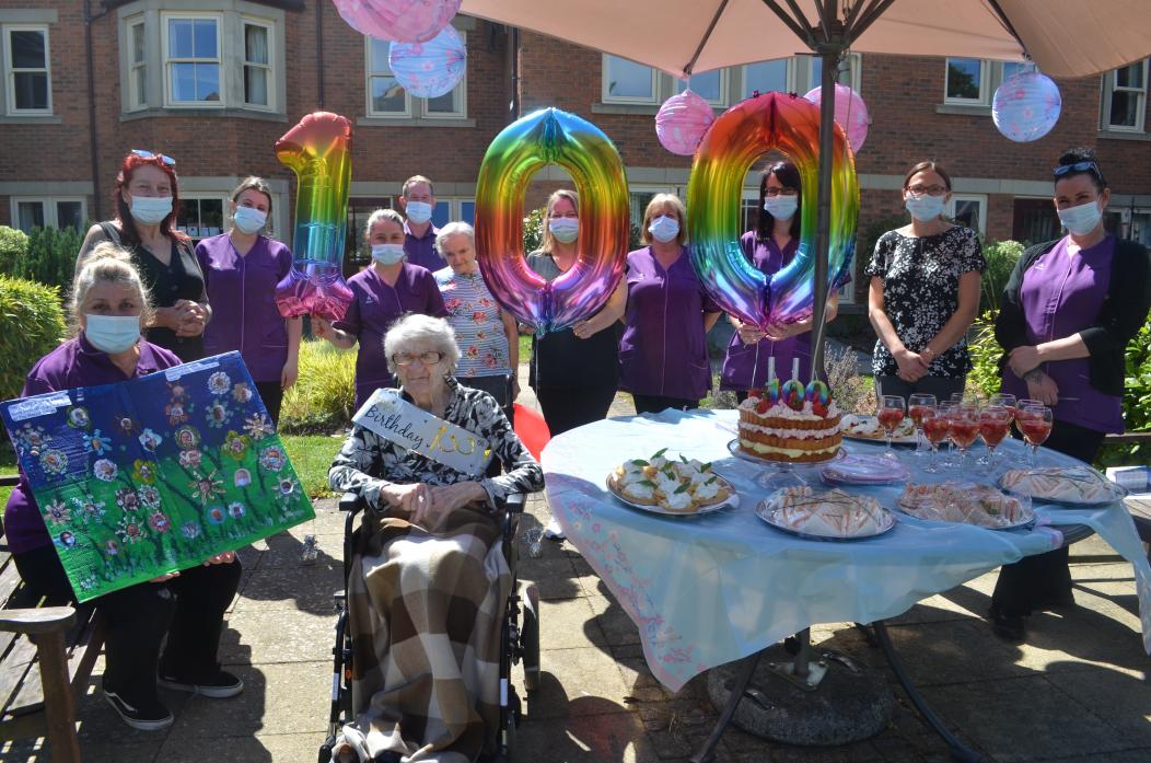 PARTY TIME: Rena Allen turned 100 years young