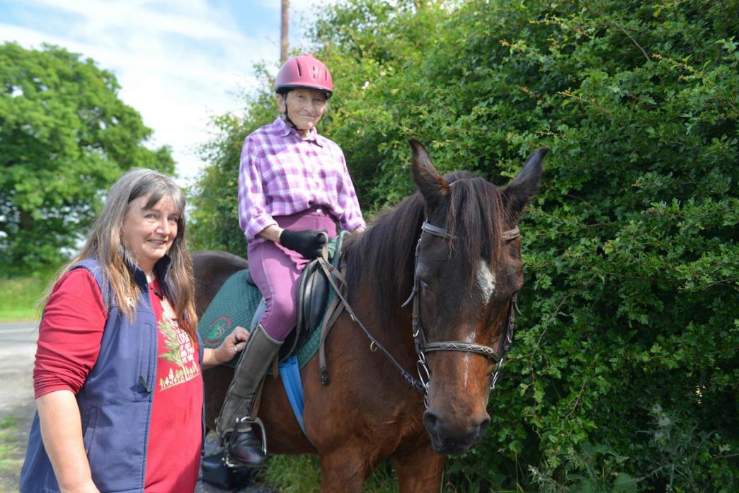 URGENT ACTION: Dr Margaret Bradshaw has undertaken a number of fundraising activities – such as an 88km horseback trek – to raise cash for her Teesdale Special Flora Research and Conservation Trust, along with awareness of the decline of the upper dale’s