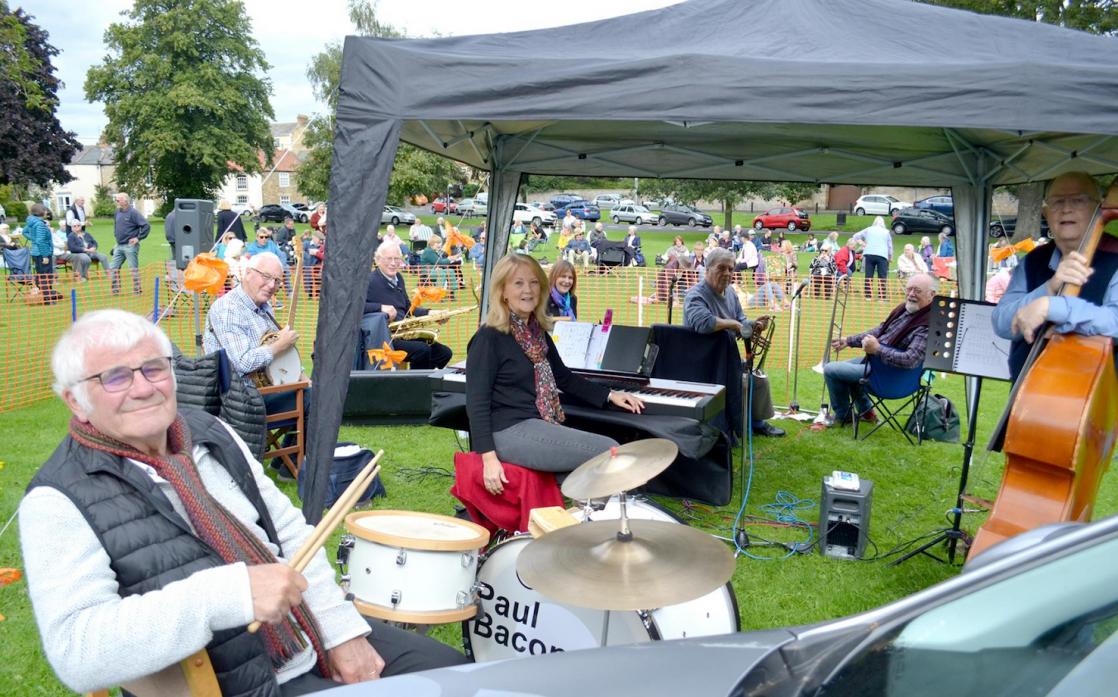 WE’RE BACK: The New Orleans Preservation Jazz Band will be back on Gainford village green on September 12