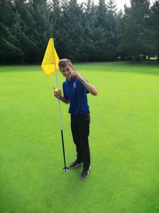 GOLFER: James Watson, 15, stunned Barnard Castle Golf Club members
