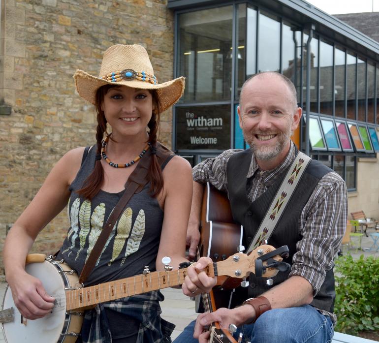 SUMMER SESSIONS: Steamtown – Elli Brodie and Jeff Whiley – brought the curtain down on summer busking sessions at The Witham