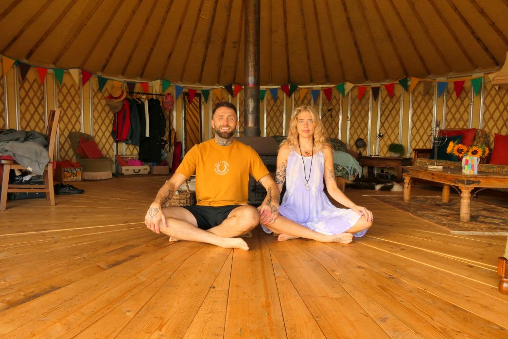 PEACE OF MIND: Aaron Parker and Mary Brooks are hoping to raise cash for a conscious community hub to cater for people’s mental and physical health