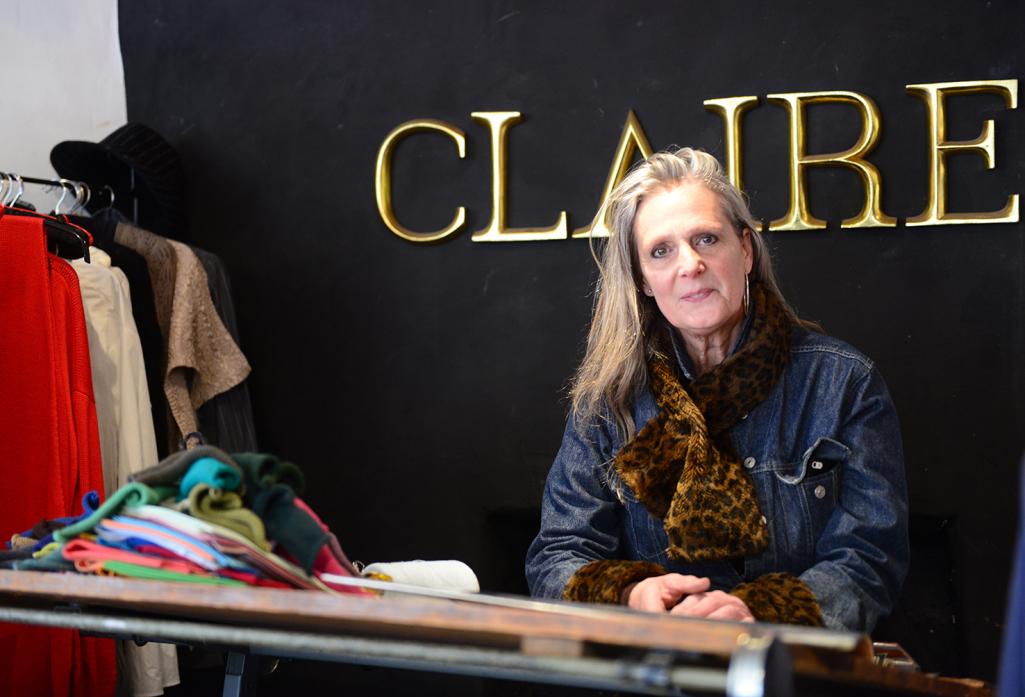FASHION CONSCIOUS: Claire Bromley has traded in Barnard Castle for 40 years, with the last 35 years in her shop on The Bank