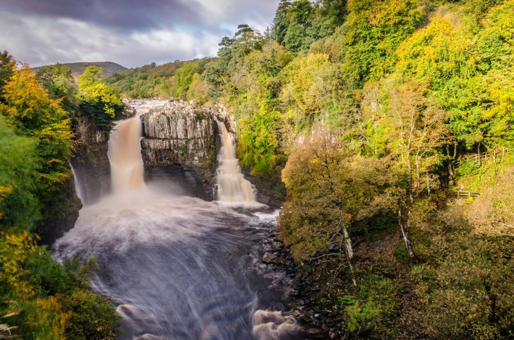 SALMON LIMIT: There were reports of salmon being caught as far up the River Tees as High Force