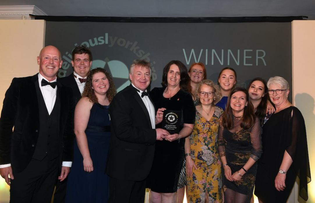 WINNERS: The team from Mainsgill after receiving the best independent retailer accolade