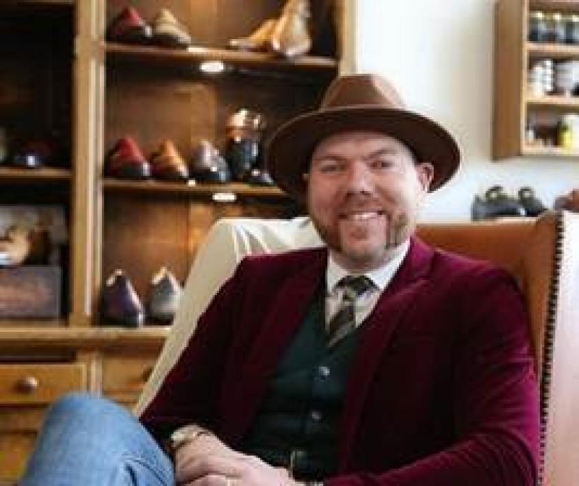 AWARDS SPEAKER: Hand Dyed Shoe Co founder Simon Bourne
