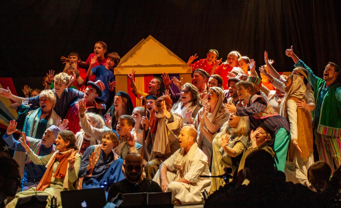 ON SONG: A huge logistical effort saw Teesdale Operatic Society stage Joseph and the Amazing Technicolour Dreamcoat at The Witham Pic: Helen Brown