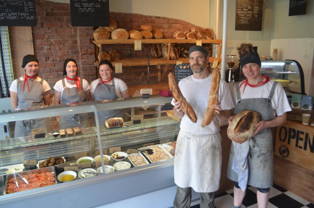 RISING STAR: Alex Lister and the team from the Rise Artisan Bakery