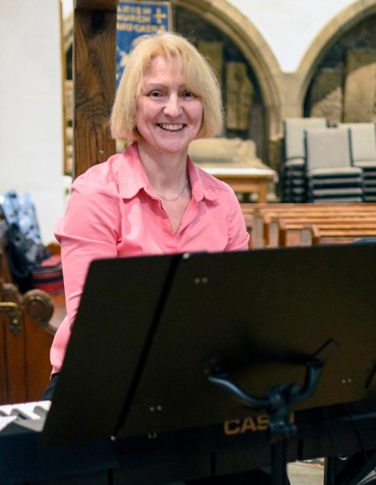RIGHT NOTES: Annette Butters, St Mary’s Church organist, has expanded on the regular weekly summer organ recitals to arrange a full programme of events and performances