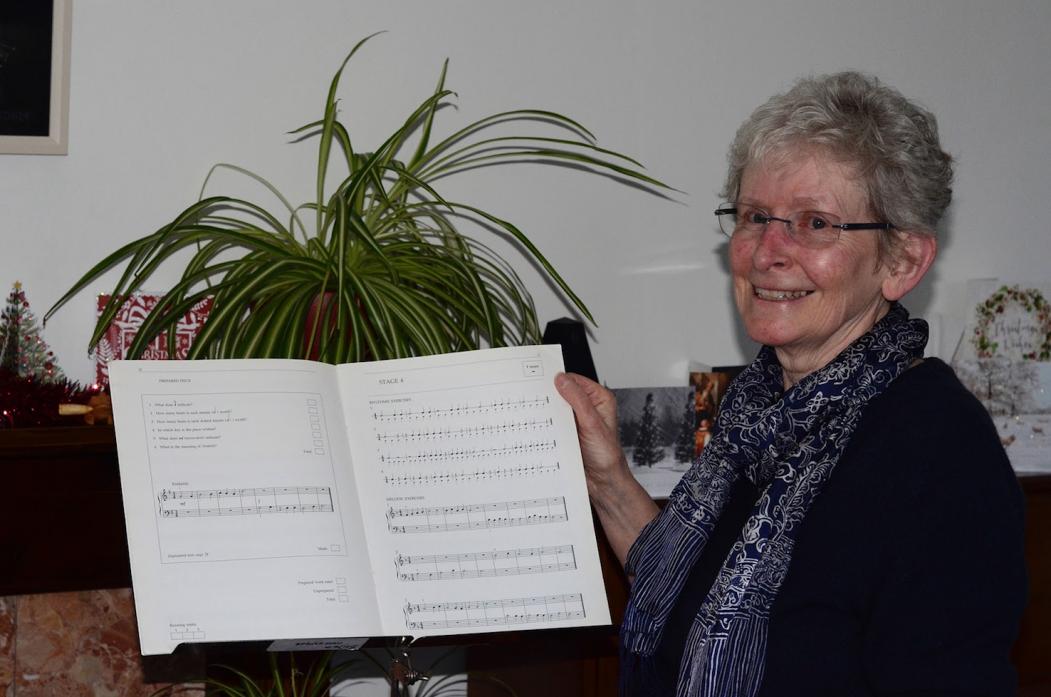 MUSIC SCHEME: Pat Baldwin is running a second-hand sheet music scheme in Barnard Castle
