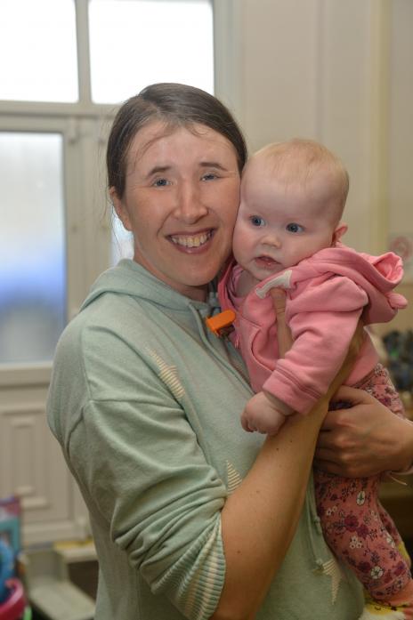 NEW GROUP: Katey Wallace launched the Weekend Warriors group in Woodland after giving birth to daughter Maggie