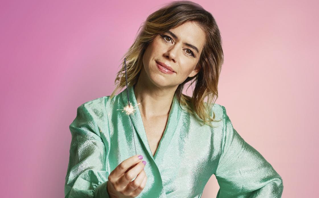 SPARKLING COMPANY: Lou Sanders is heading to Barnard Castle with her new show