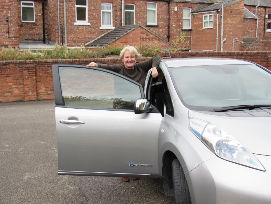 “CONKED OUT”: Teesdale MP Helen Goodman was left stranded after her Nissan Leaf ran out of power on the approach to Barnard Castle
