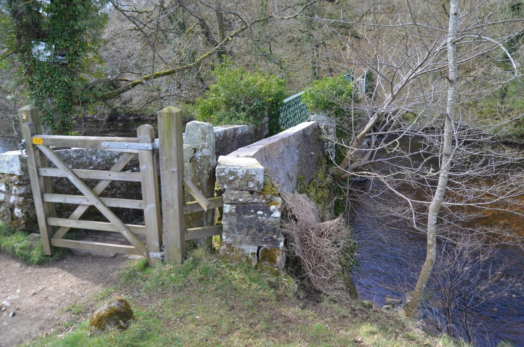 POPULAR SPOT: The wall at the Tees footbridge, Cotherstone, will be repaired, although no date has been set for the work to be carried out				              TM pic