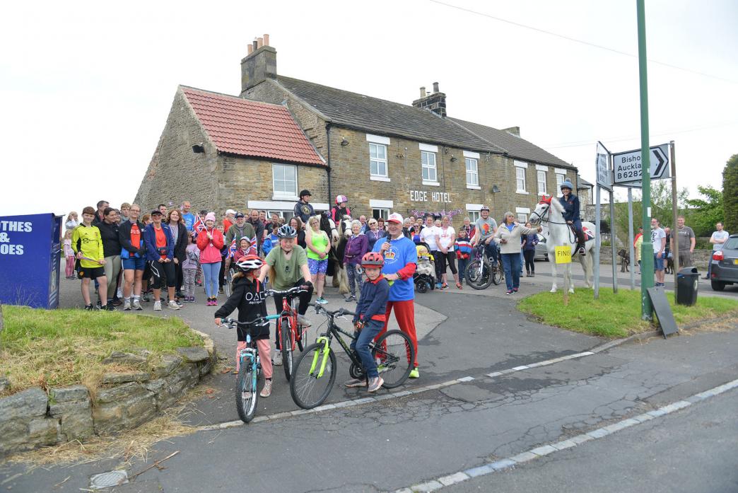 ROYAL CHALLENGE: Some 130 cyclists, walkers, runners, horse-riders and dog walkers took part in the Jubilee Challenge at Woodland to raise cash for the Freeman Hospital’s Children’s Heart Unit Foundation					    TM pic