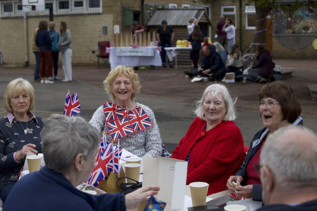 LOVELY DAY: Party-goers enjoyed a jubilee tea complete with entertainment at Middleton-in-Teesdale Primary School