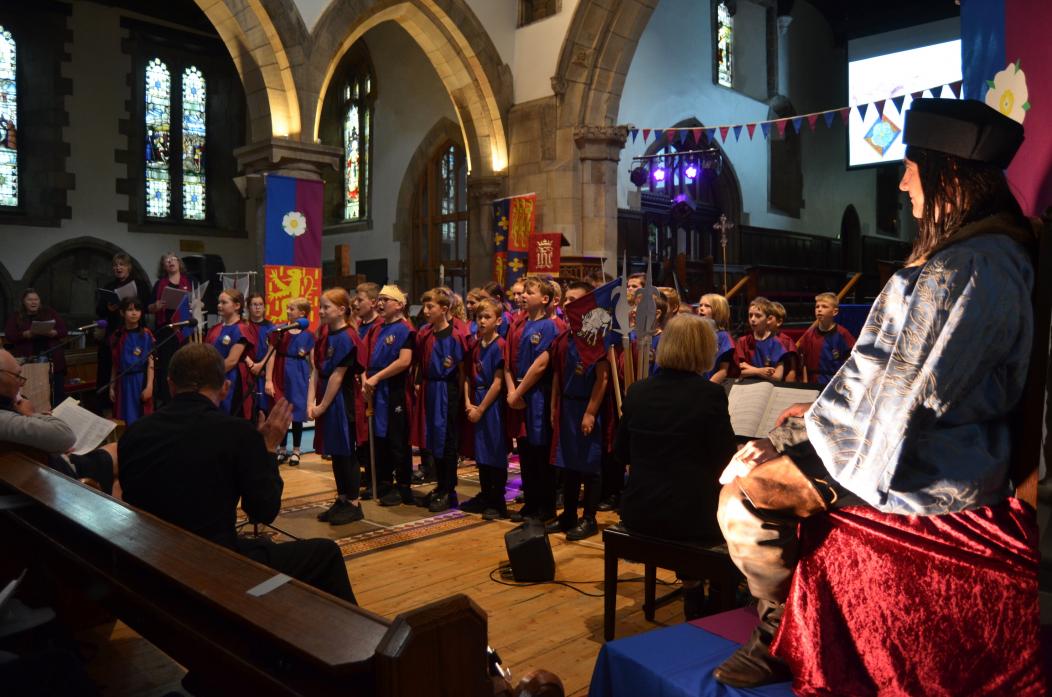 ON SONG: A musical inspired by the life of Richard III called Lord of the North, received its public premiere at St Mary’s Parish Church