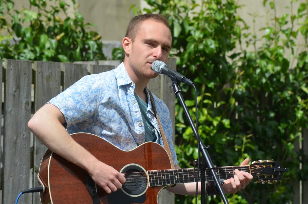 PARTY TIME: Singer songwriter Sam Nix will be backed by musicians who performed on his recently released EP at The Hub’s Summer Party