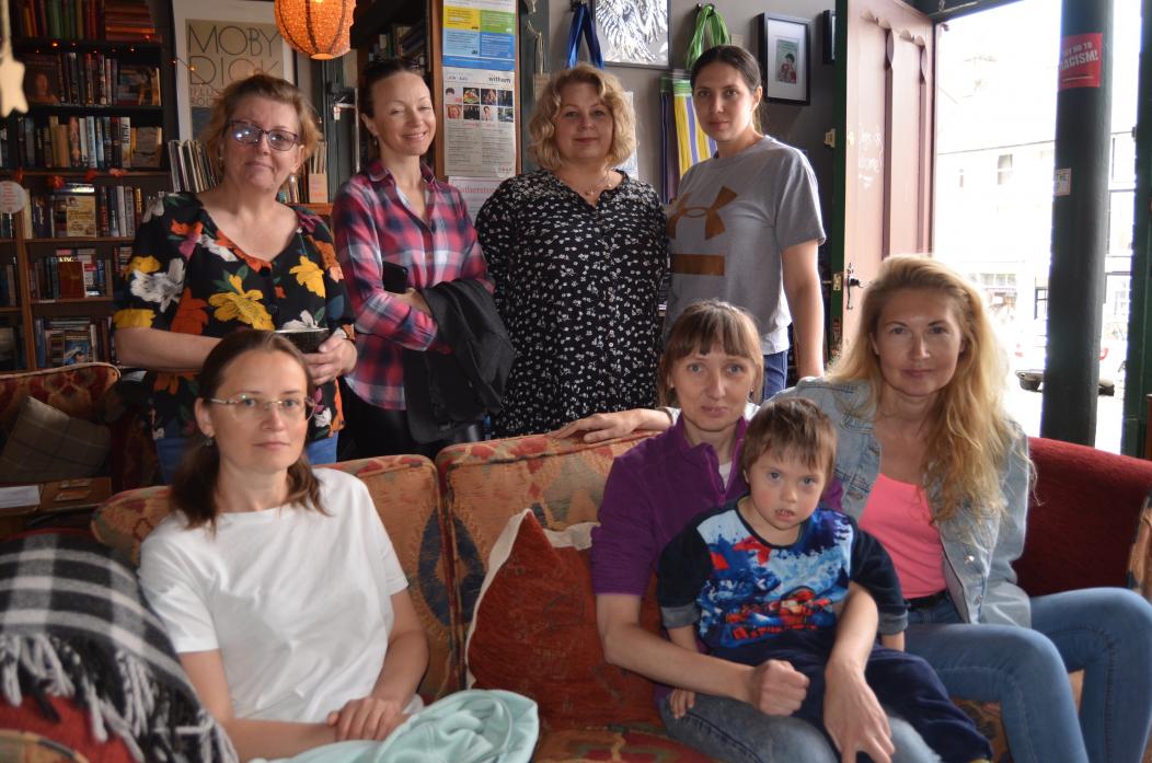 HELP AT HAND: A support group at McNabs Bookshop is helping Ukrainian refugees connect and access help and information