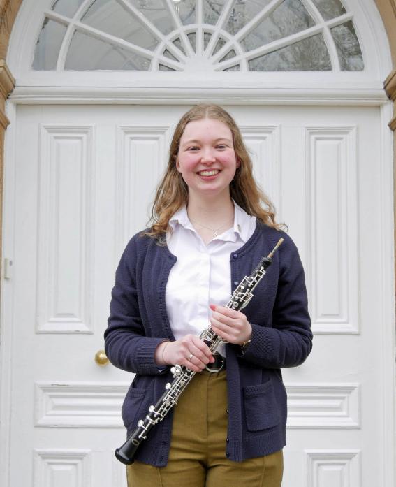 MUSIC TO HER EARS: Evie Brenkley is off to Oxford to study music at Hertford College with a choral scholarship at Keble College.