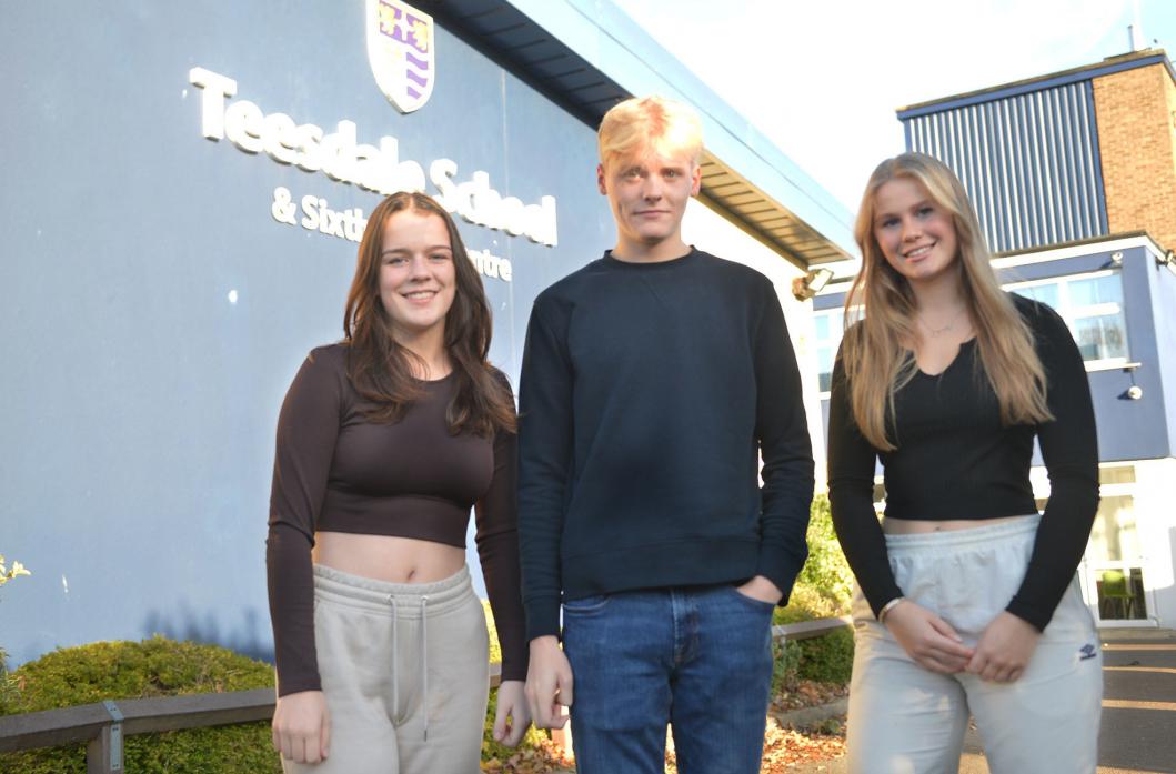 FOOD FOR THOUGHT: Sixth formers Grace Perkins, James Cuthbert and Evie Arundel are preparing to put on a fine-dining experience