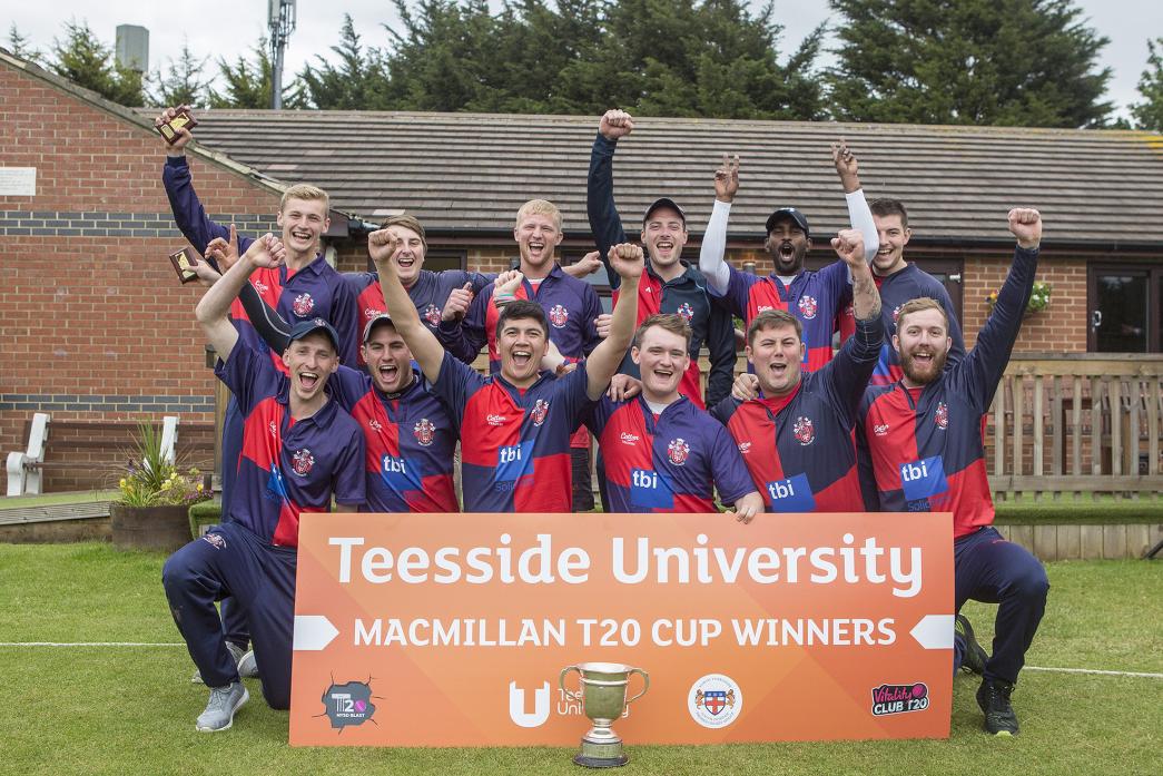 WINNERS AGAIN: The Macmillan   Cup team celebrate a comprehensive win on finals day at  Marton