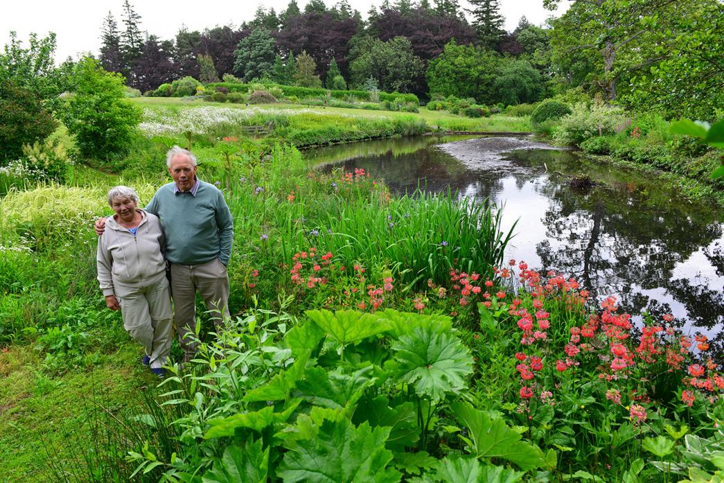 GOING WILD: David and Maureen Atkinson are opening their three acre wild garden to the public for charity