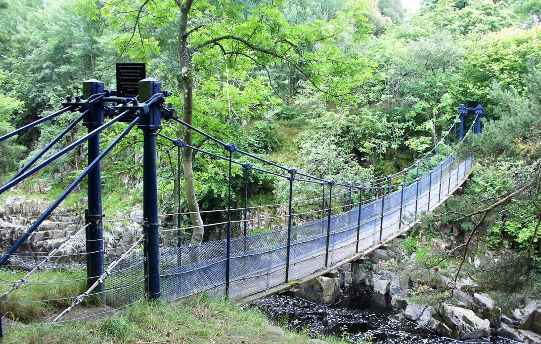 CLOSED: The Wynch Bridge at Low Force is currently undergoing repairs