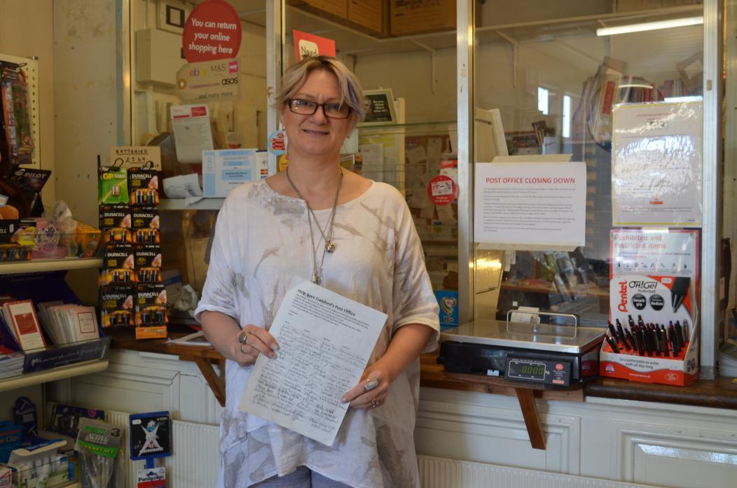 BUSINESS PLAN: Diane Crossley is hoping to convince Post Office officials to relocate the facility in Gainford