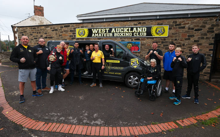 Minibus donation proves a hit with boxing club