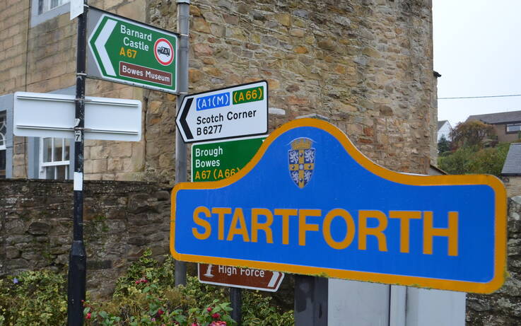 Sign to say Startforth never left Yorkshire - News 